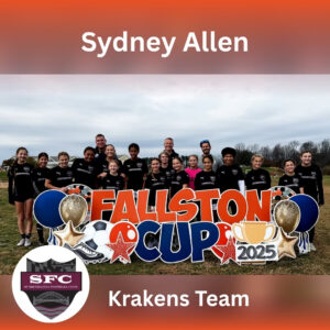 Sydney Allen-Kraken Team-SFC Fundraiser