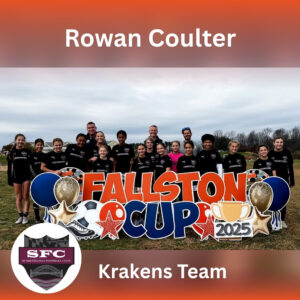 Rowan Coulter-Kraken Team-SFC Fundraiser