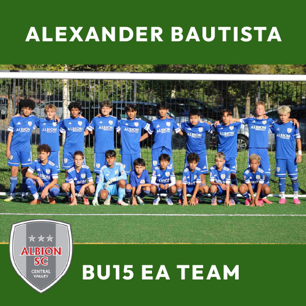 Alexander Bautista - GU15 EA Team