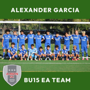Alexander Garcia - GU15 EA Team