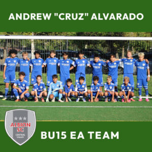 Andrew "Cruz" Alvarado - GU15 EA Team
