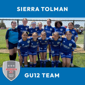 Sierra Tolman - GU12 Team
