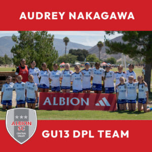Audrey Nakagawa - GU13 DPL Team