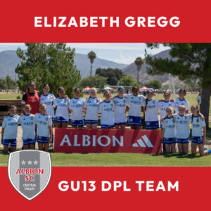Elizabeth Gregg - GU13 DPL Team