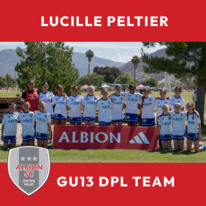 Lucille Peltier - GU13 DPL Team