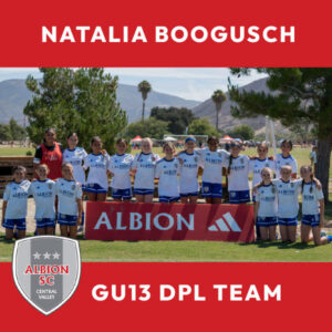 Natalia Boogusch - GU13 DPL Team