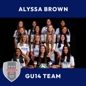 Alyssa Brown - GU14 Team