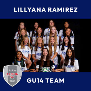 Lillyana Ramirez - GU14 Team