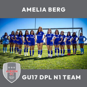 Amelia Berg - GU17 DPL N1 Team