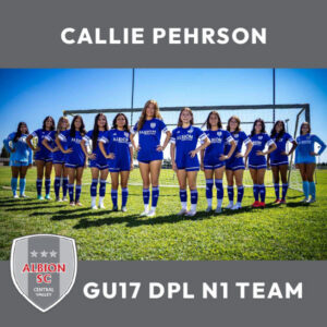 Callie Pehrson - GU17 DPL N1 Team