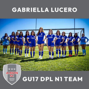 Gabriella Lucero - GU17 DPL N1 Team